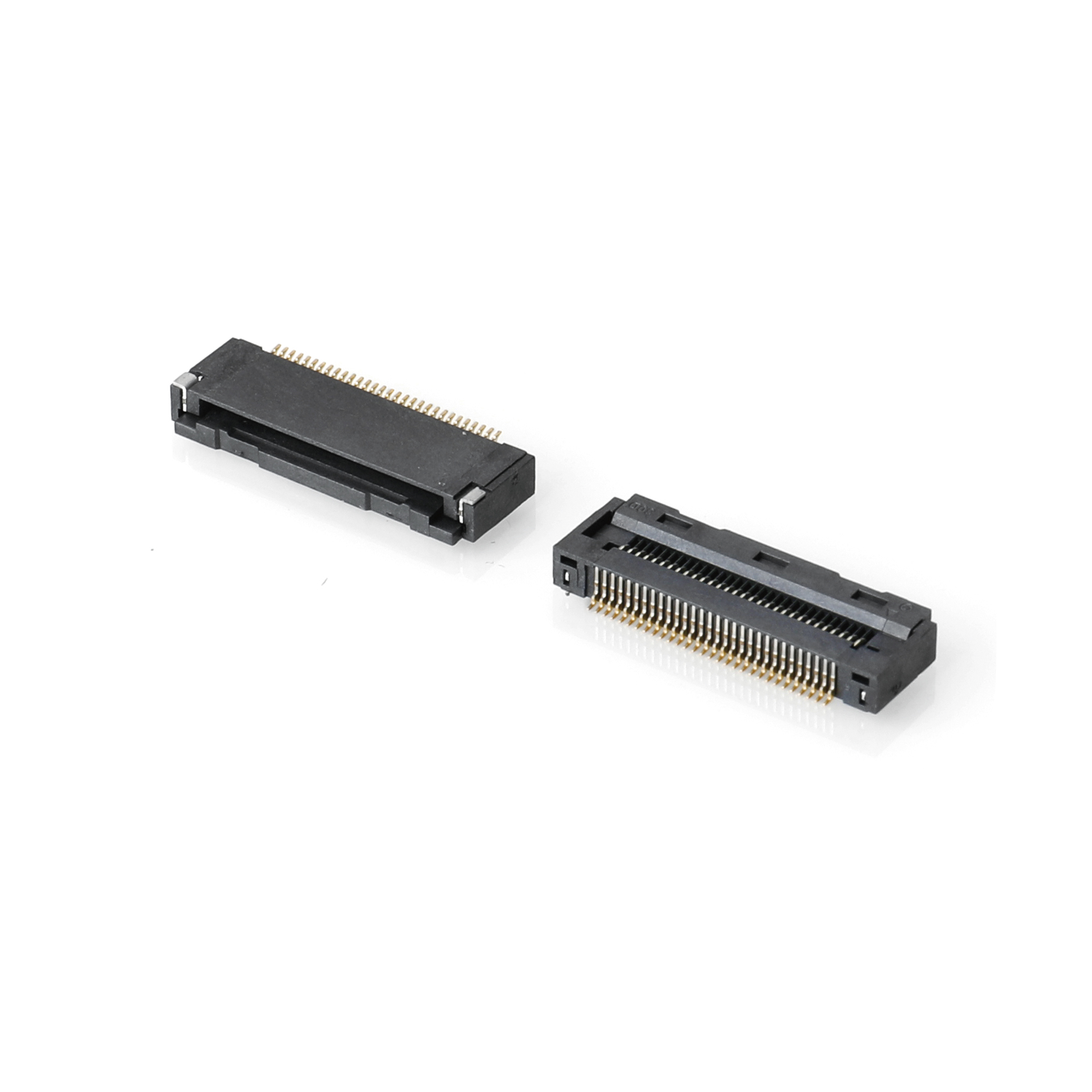 0.5mm间距翻盖带扣(H2.55)