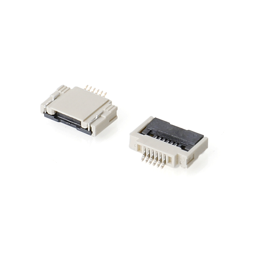 0.5mm间距翻盖带扣(H1.75)